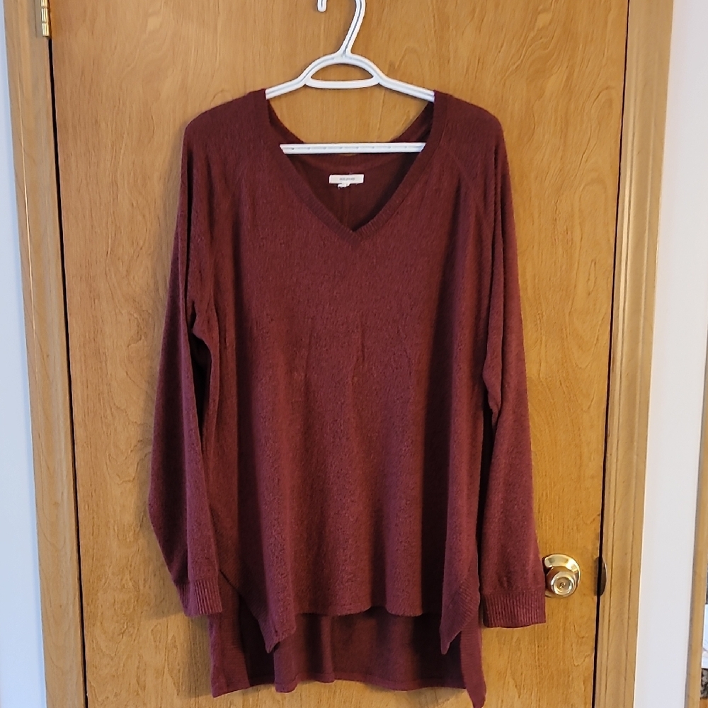 Maurices Burgundy Knit Sweater